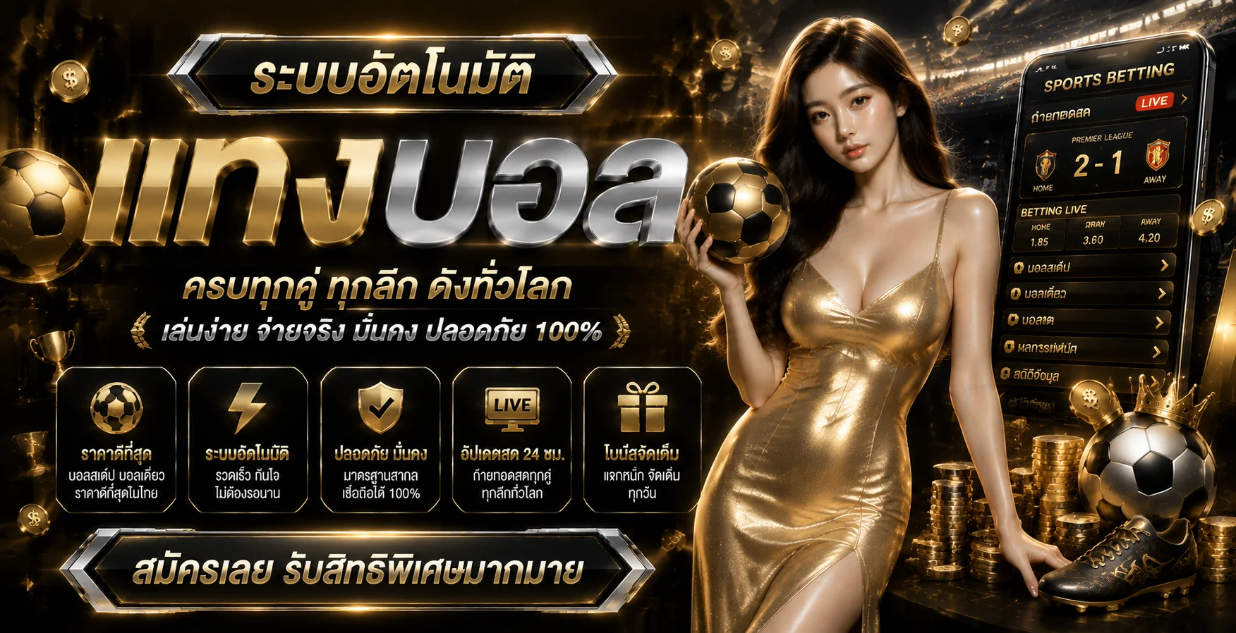 หน้าเดิมพันแทงบอลออนไลน์ MIMIWIN แสดงคู่บอลและราคาต่อรอง